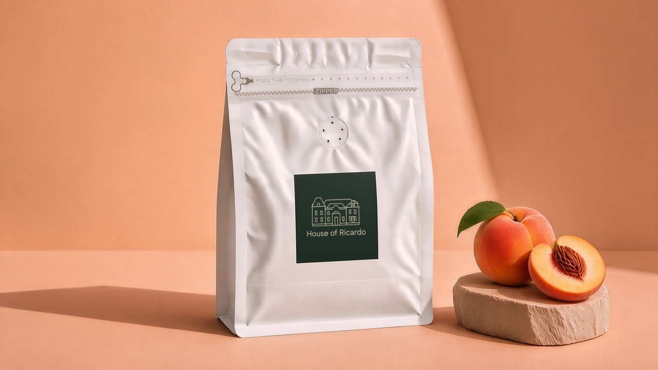 Silver Caturra, peach